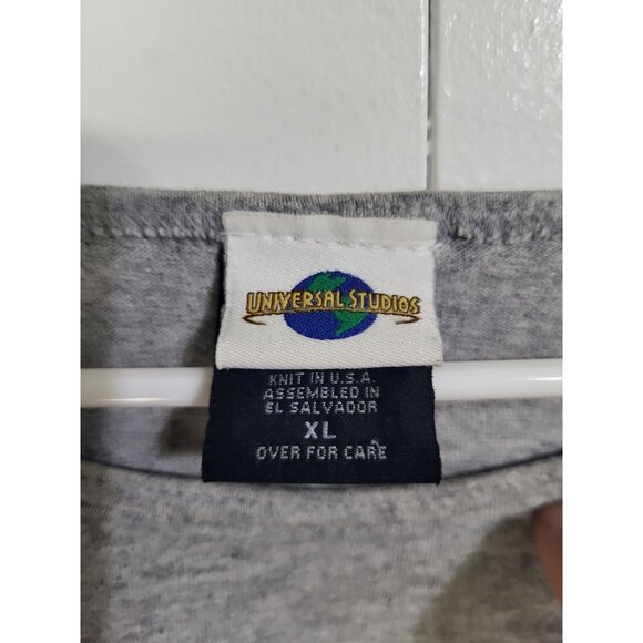 UNIVERSAL STUDIOS Women's XL Boxy Graphic T Shirt Souvenir Gray Purple SZ XL - Picture 4 of 8